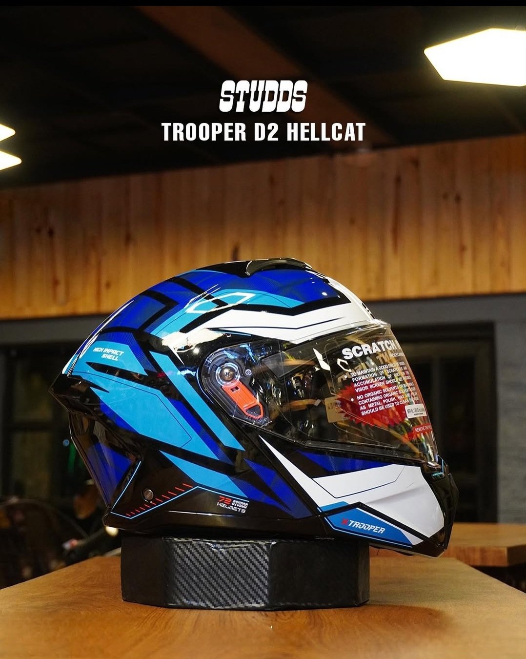 Studds Trooper D2 Flip-Up